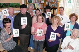 There's a Bairn in my Broth authors - L to R: Jay Wilson, Gerard Rochford, Keith Murray, Sheila Templeton, Mary Simpson, Doirena Culloty, John Mackie, Olivia McMahon, Haworth Hodgkinson, Judith Taylor, Valerie Faith Irvine-Fortescue